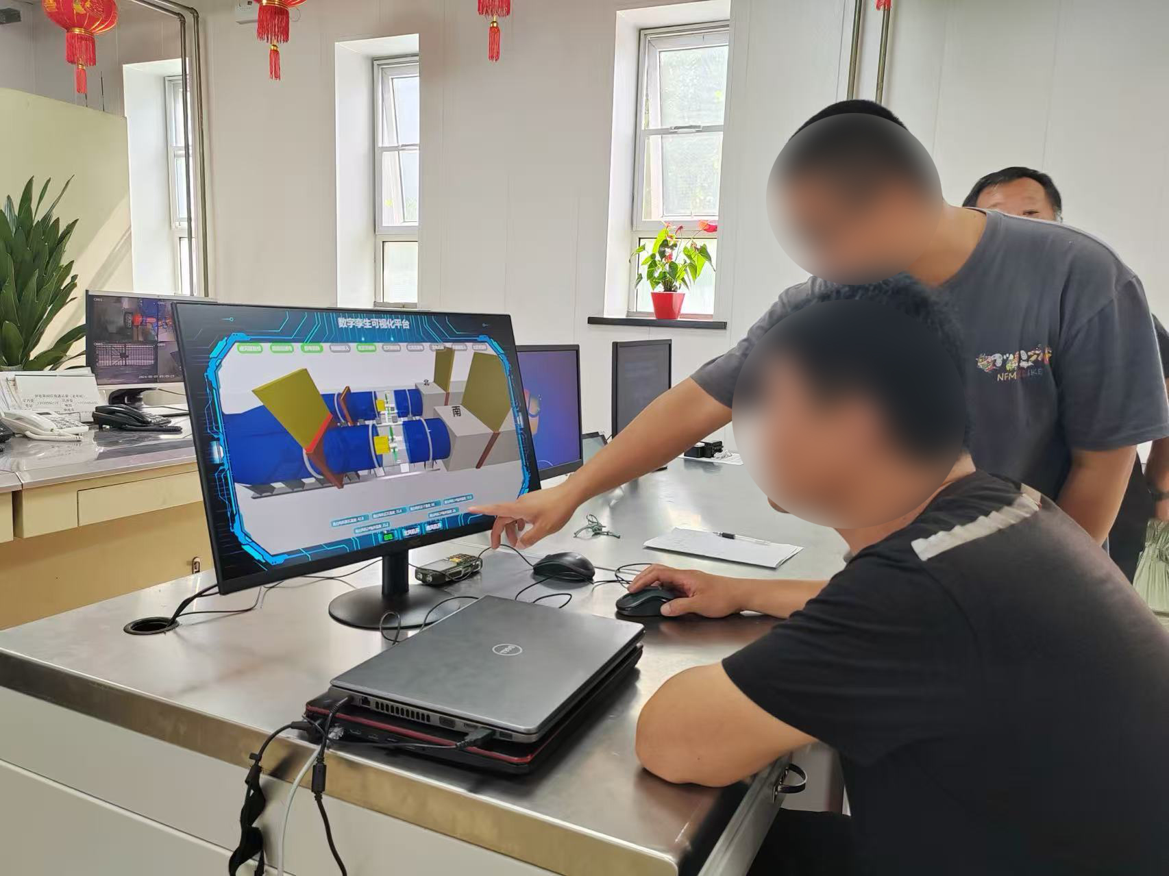 唐山礦 主通風機 數(shù)字孿生